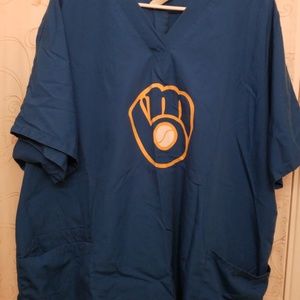 Used a few times scrub top